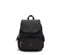 Kipling City Pack S, Zaino Piccolo, Signature Emb (Nero)