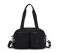 Kipling COOL DEFEA Borsa a tracolla media, Black Noir (Nero)