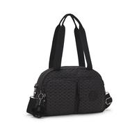 Kipling COOL DEFEA Borsa a tracolla media, Signature Emb (Nero)