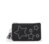 Kipling Creativity - Astuccio grande, Stelle Nere, 7.25" L x 4.25" H x 0.5" D
