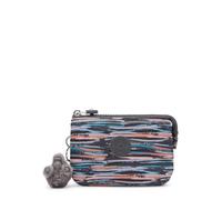 Kipling Creativity S Astuccio, Astuccio Organizer Piccolo Leggero con Chiusura a Zip & Scomparti Multipli, Borsa Accessori da Viaggio Quotidiana Compatta - Mineral Stripes