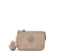 Kipling Creativity S Astuccio, Astuccio Organizer Piccolo Leggero con Chiusura a Zip & Scomparti Multipli, Borsa Accessori da Viaggio Quotidiana Compatta - Tan Beige