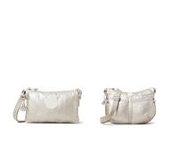Kipling CREATIVITY XB, Pochette, Donna, Metallic Glow, Taglia unica IZELLAH, Borse a Tracolla, Donna, Argento (Metallic Glow), Taglia unica