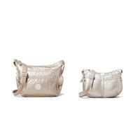 Kipling GABBIE S, Borsa a Tracolla, Donna, Argento (Metallic Glow), Taglia unica IZELLAH, Borse a Tracolla, Donna, Argento (Metallic Glow), Taglia unica