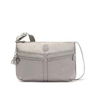 Kipling Izellah, Borsa a Tracolla Donna, Grigio Grigio, 12.25" L X 9.25" H X 5" D