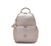 Kipling Maisie Borsa a Tracolla, Borsa a Spalla Compatta Leggera con Chiusura a Zip, Tracolla Regolabile & Scomparti Multipli, Borsa da Viaggio Quotidiana - Tiny Metal Glow