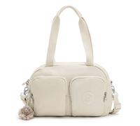 Kipling COOL DEFEA Borsa a tracolla media, Beige Pearl (Bianco)