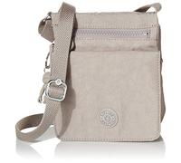 Kipling New Eldorado, Borse a Tracolla Unisex - Adulto, Grey Gris 161, 19.5x15x2 cm