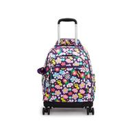 Kipling NEW ZEA Zaino grande con ruote, Fairy Flower (Fiore fatato)