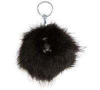 Kipling POMPOM MONKEY PACK10, Portachiavi, Donna, Nero (True Black), Taglia unica