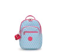 Kipling SEOUL S Zaino piccolo, Dreamy Geo C (Blue)
