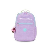 Kipling Seoul - Zaino da donna per computer portatile da 15", resistente, capiente, con spallacci imbottiti, custodia protettiva integrata, Lavanda famosa, M, Casual