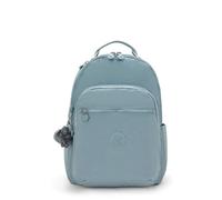 Kipling Seoul - Zaino da donna per computer portatile da 15", resistente, capiente, con spallacci imbottiti, custodia protettiva integrata, Grigio rilassato, 12.75''L x 17.25''H x 8''D, Seoul Zaino