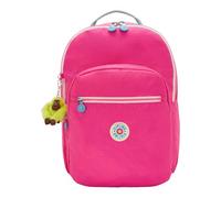 Kipling Seoul - Zaino per laptop da 15 pollici, resistente, capiente con cinghie imbottite, custodia protettiva integrata, da donna, Digi Web Rosa Fresco, 12.75''L x 17.25''H x 8''D, Seoul
