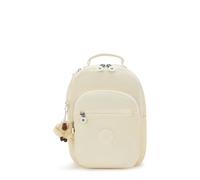 Kipling Seoul - Zaino piccolo con stampa per tablet, narciso pallido, 10" L x 13.75" H x 6.25" D, Kipling piccolo zaino Seoul da donna