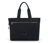 Kipling Charm Colissa Zip Borsa shopper nero, fibra sintetica, donna