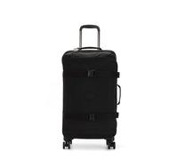 Kipling Spontaneous Softside Spinner Wheel Luggage Integriertes TSA-akzeptiertes Schloss Schwarz Noir Checked-Medium 26 KI6918