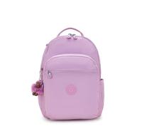 Kipling, Viola brillante, 12.75''L x 17.25''H x 8''D, Seoul Zaino per computer portatile da 15", resistente, spazioso, con spallacci imbottiti, custodia protettiva integrata