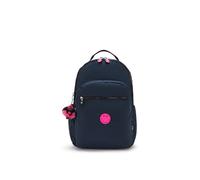 KIPLING Zaino 'Seoul Lap' blu scuro / rosa neon Donna KIPLING One Size