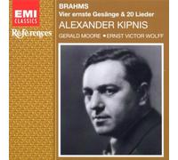Kipnis,Alexander - Vier Ernste Gesänge+20 Lieder