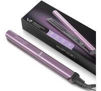KIPOZI Ferro da stiro professionale per capelli 2 in 1 Bigodino per capelli V5