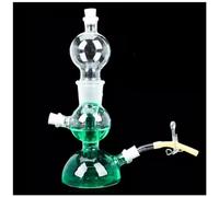 Kipp Generatore di Gas Idrogeno Apparecchio di Kipp Laboratorio di Chimica Organica Glassware (125ml(Simplified version))