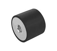 KIPP K0569.01001555.20 K0569 - Parafango in gomma, colore: Nero