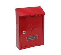 Kippen 10005BR - Cassetta Postale Modello "IRON" di Colore Rosso. Dimensioni: 300x210x70mm.