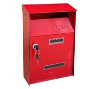 Kippen 10005HR - Cassetta Postale Modello "NEXT" di Colore Rosso. Dimensioni: 320x220x100mm.
