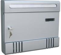 Kippen 10006MS - Cassetta Postale Modello "MAXI HOUSE" di Colore Silver. Dimensioni:290x365x70mm.