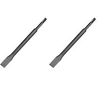 Kippen 1080AX - Scalpello a Punta Piatta con Attacco SDS Plus. Taglia 250x14 mm. (Confezione da 2)
