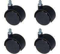 Kippen 1615BX - SET DI 4 RUOTE GEMELLATE DA MM.40 CON PERNO FILETTATO M10