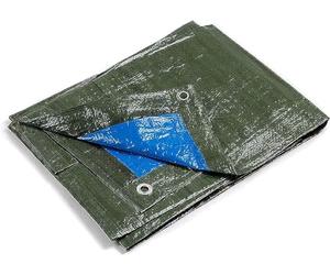 Kippen 6056CX - Telone Occhiellato Bicolore con Grammatura da 90 g/m². Taglia 4X5 (20 m²) Verde/Blu