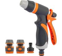 Kippen 6160X - Kit per Irrigazione con Pistola a Getto Regolabile + Raccordi ad Innesto Rapido