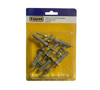 kippen 9027K1 Kit Composto da 6 Tasselli per Fissaggio ad Espansione da mm.9 con Barra Filettata e Doppio Dado