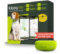 Kippy DOG | GPS per Cani - Localizzatore per Cani Impermeabile con GPS per Collare - Tracker di Attività e Salute del Tuo Cane, con Recinto Virtuale e Notifiche - Colore Verde