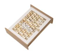 kiptyg Key box, Cassetta portachiavi, Cassetta chiavi, Caja de madera de pared para llaves, caja de almacenaje creativa, Stile pastorale naturale, para llaves, joyas, objetos pequeños (22*7*28,5cm)