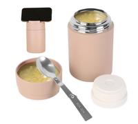 kiptyg Thermos per Alimenti 500ml con Cucchiaio e Supporto Telefono, Barattolo Termico Acciaio Inox 316, Portavivande Isolato Impermeabile Mantiene Cibo Caldo 12h, per Ufficio, Bambini
