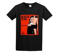 kipzzz Man's T-Shirt Black Flag Slip It in S-3XL Black Black M