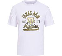 kipzzz Men's Texas A&M University Texas A&M Tamu Aggies White T-Shirt S