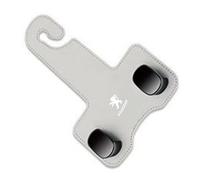 KIQETCLL Ganci Premium in Pelle per Sedile Auto, Doppio Gancio per Peugeot 407 2004 2005 2006 2007 2008 2009 2010, Pratico per Borse e Oggetti, Accessorio Organizzatore per Auto di qualità, Uno