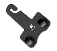 KIQETCLL Ganci Premium in Pelle per Sedile Auto, Doppio Gancio per Peugeot 407 2004 2005 2006 2007 2008 2009 2010, Pratico per Borse e Oggetti, Accessorio Organizzatore per Auto di qualità, Uno