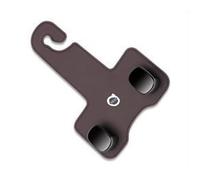 KIQETCLL Ganci Premium in Pelle per Sedile Auto, Doppio Gancio per Volvo V90 2016 2017 2018 2019, Pratico per Borse e Oggetti, Accessorio Organizzatore per Auto di qualità, Uno,Brown
