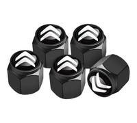 KIQETCLL Tappo Valvola in Lega di Alluminio per Citroen Nemo Combi 2008 2009 2010 2011 2012 2013 2014 2015, Antipolvere e Antigoccia, con Guarnizione per Tenuta Stabile, Adatto per Pneumatici Auto