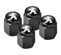 KIQETCLL Tappo Valvola in Lega di Alluminio per Peugeot 508 SW 2017 2018 2019 2020 2021 2022 2023 2024 2025, Antipolvere e Antigoccia, con Guarnizione per Tenuta Stabile, Adatto per Pneumatici Auto
