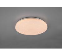KIRA PLAFONIERA LED 18W 2000lm, 3000 - 6000K DIFFUSORE BIANCO EFFETTO STELLE RGB E TELECOMANDO MULTIFUNZIONE D.38CM DIMMERABILE