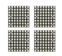 KiraKira 4-Pack 5050 RGB Pannello LED 64-Bit Full Color Display Modulo 5V Ingresso Digitale per Dimensioni Compatte