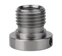 KiraKira Adattatore per mandrino per tornio per legno, filettatura per convertitore di mandrino, utensili per tornitura del legno, riduttore di filettatura in metallo da 33 x 3,5 mm a 25 x 2,5 mm o 18