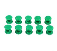 KiraKira Clip per piante rampicanti in plastica, supporti da parete senza perforazione, per interni ed esterni, supporto per vite verde, 2 x 2 x 2 cm (10 pezzi)