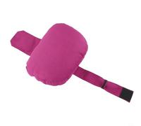 KiraKira Cuscino poggiatesta auto in pelle scamosciata, classe S, per morbido cuscino di supporto per il collo, migliore postura e sollievo dalla fatica, accessorio per interni auto, 29 x 19 cm, nero